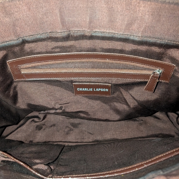 Vintage Charlie Lapson Croc Pattern Purse- EUC - Picture 6 of 7